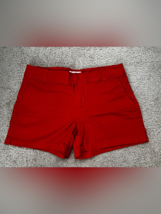 New York & Company Pants - New York & Company Red Stretch Chino Bermuda Shorts